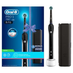 Электрическая зубная щетка Braun Oral-B D16 PRO 750 Black Edition, Чорний