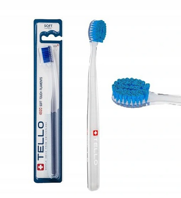 Зубная щетка Tello 4920 Soft, d 0,12mm
