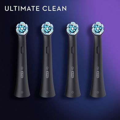 Сменные насадки для зубной щетки Oral-B iO Ultimate Clean Черные, 4 шт