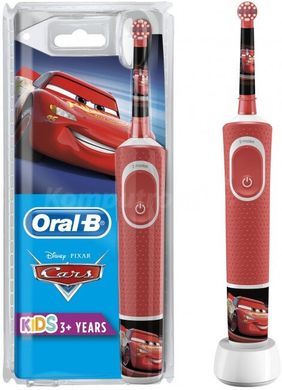 Электрическая зубная щетка детская Braun Oral-B Stages Power D100 Cars/Тачки