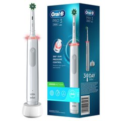Електрична зубна щітка Braun Oral-B PRO3 3000 white D505.513.3 Cross Action