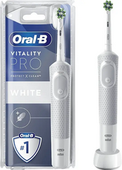 Електрическая зубная щетка Braun Oral-B Vitality Pro Protect X Clean White