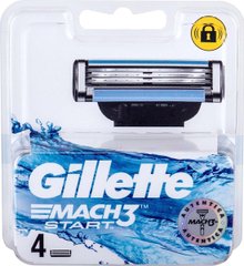 Змінні касети Gillette Mach Start3 4 шт