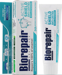Зубна паста BioRepair Active Shield Anti-Сavities "Досконалий захист"