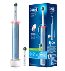 Електрична зубна щітка Braun Oral-B Pro 3 3770 D505 Cross Action Blue