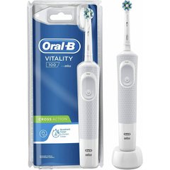 Электрическая зубная щетка Braun Oral-B Vitality 100 Cross Action White, Белый
