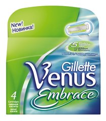 Картриджи для бритвы Gillette  Venus Embrace 4 шт.