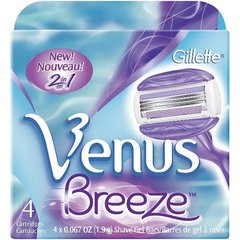 Картриджи для бритвы Gillette Venus Breeze 4 шт.