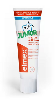 Зубная паста детская Elmex Junior 6-15 лет, 75 мл