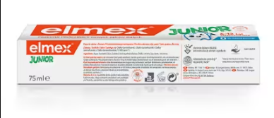 Зубна паста для дітей Elmex Junior 6-15 років, 75 мл